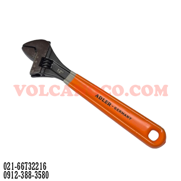 آچار فرانسه حرفه ای روکش دار ADLER سایز ۱۲