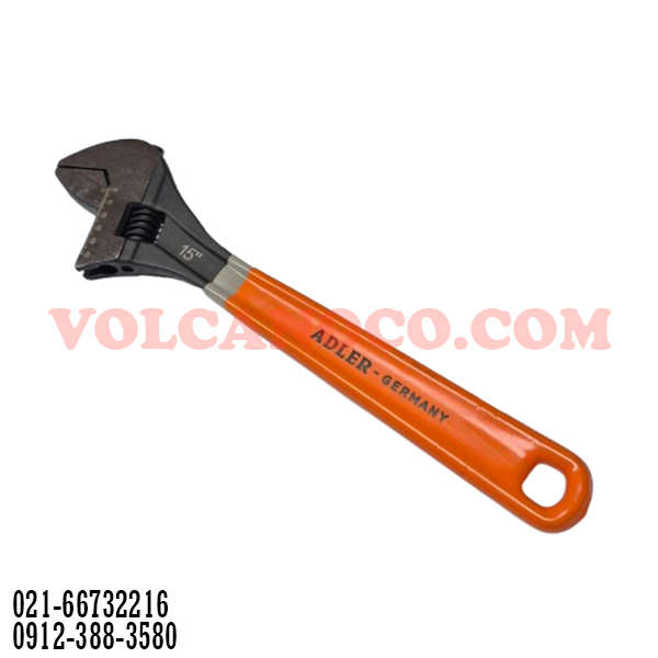 آچار فرانسه حرفه ای روکش دار ADLER سایز ۱۵