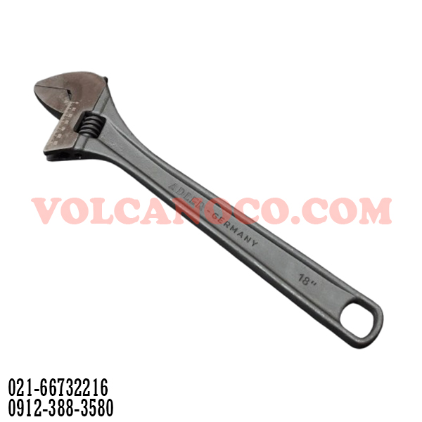 آچار فرانسه حرفه‌ای مشکی سایز ۱۸ اینچ