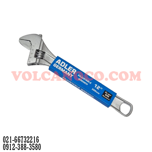 آچار فرانسه حرفه ای سفید ADLER سایز ۱۲